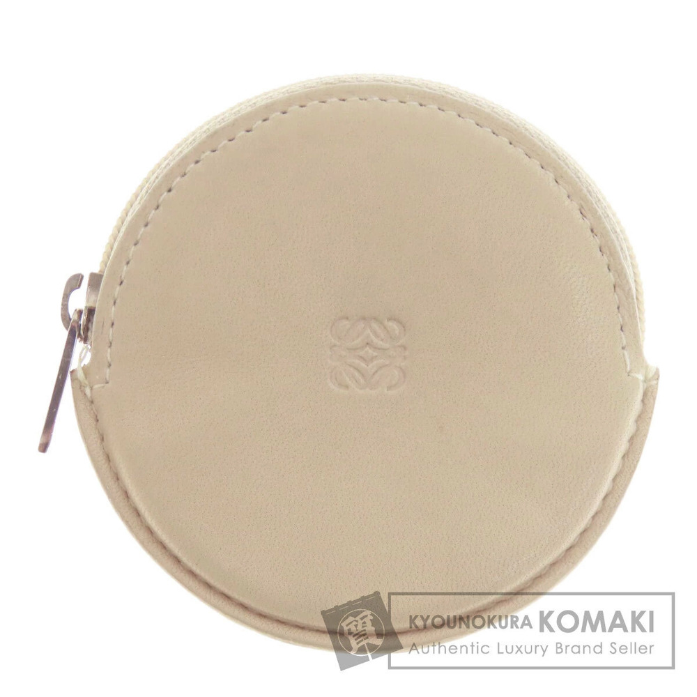 Loewe Anagram Round coin case Wallet Calfskin